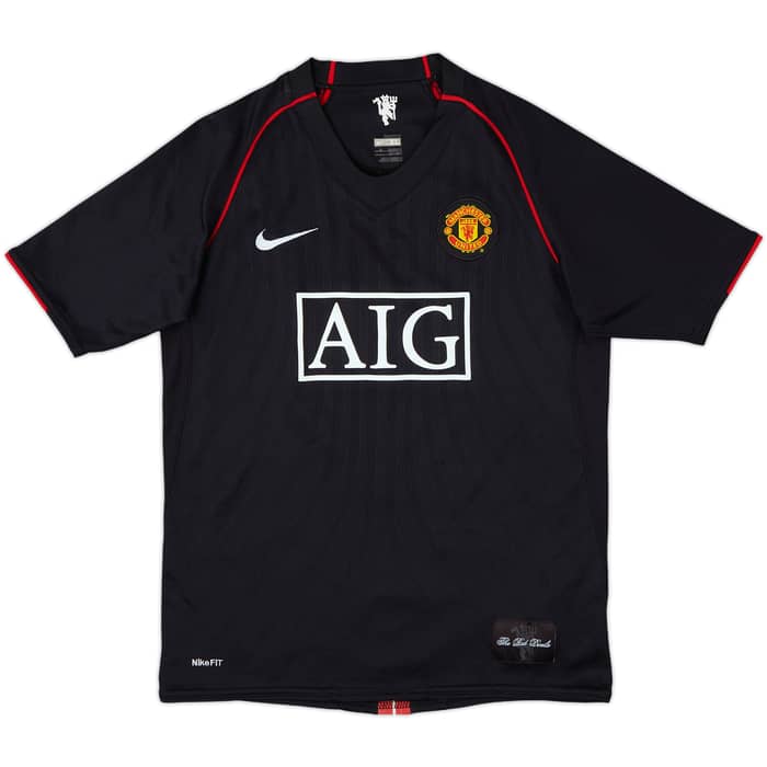 2007-08 Manchester United Away Shirt - 8/10 - (XL.Boys)