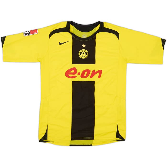 2005-06 Borussia Dortmund Home Shirt Dede #17 - 7/10 - (XL.Boys)