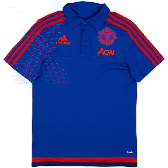 2015-16 Manchester United adidas Polo Shirt - 10/10 - (L.Boys)