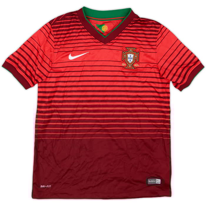 2014-15 Portugal Home Shirt - 8/10 - (M.Boys)