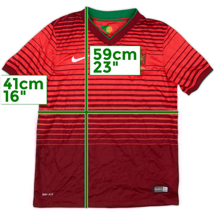 2014-15 Portugal Home Shirt - 8/10 - (M.Boys)