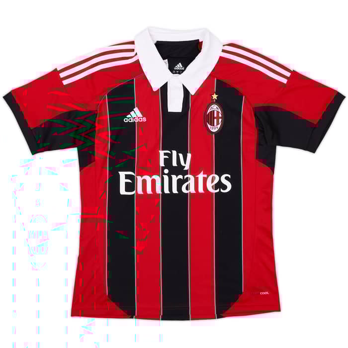 2012-13 AC Milan Home Shirt - 8/10 - (XL.Boys)