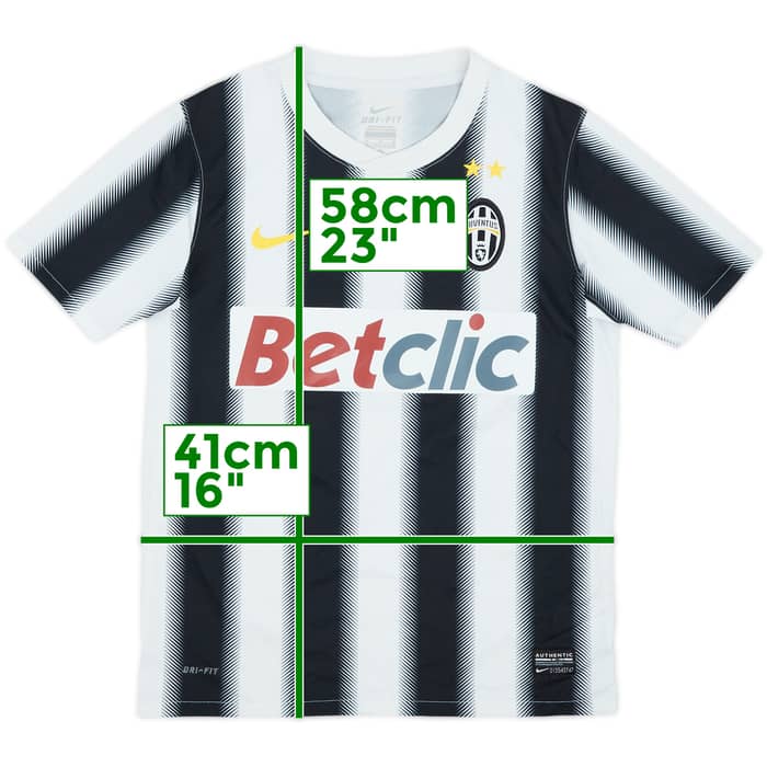 2011-12 Juventus Home Shirt - 10/10 - (M.Boys)