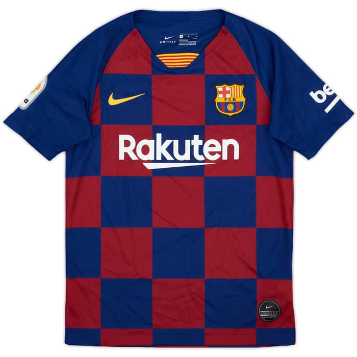 2019-20 Barcelona Home Shirt - 10/10 - (M.Boys)