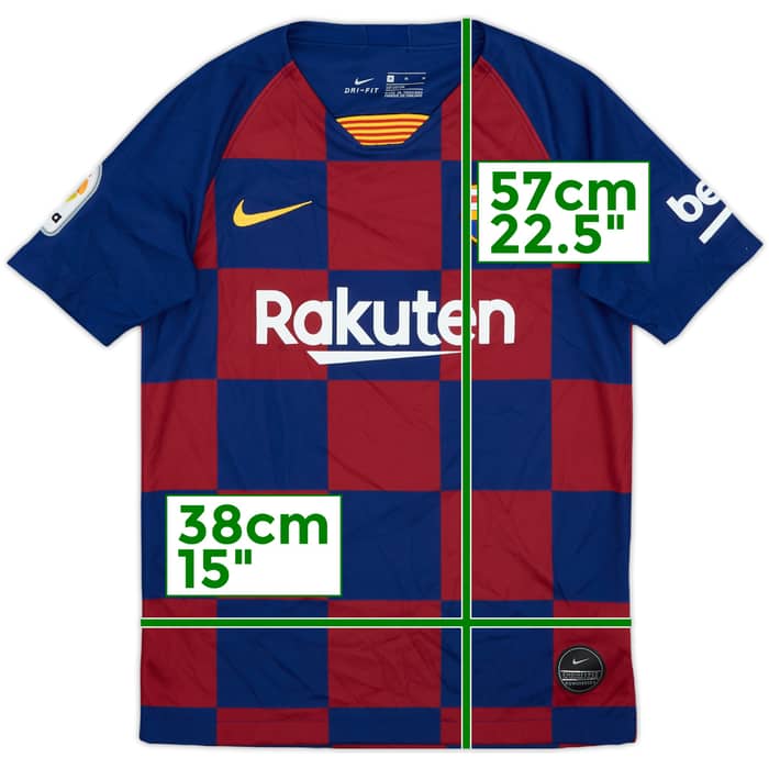 2019-20 Barcelona Home Shirt - 10/10 - (M.Boys)