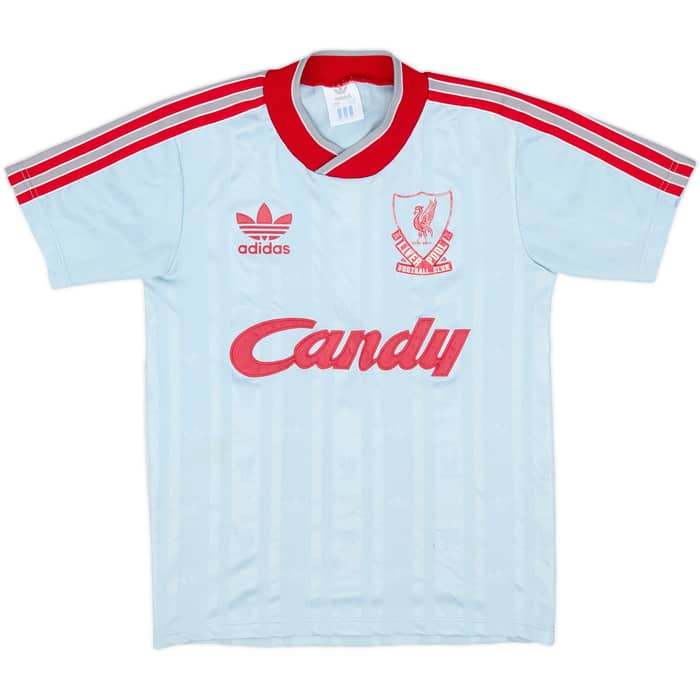 1988-89 Liverpool Away Shirt - 6/10 - (L.Boys)