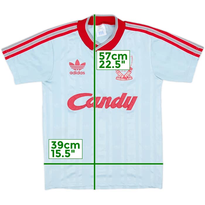1988-89 Liverpool Away Shirt - 6/10 - (L.Boys)