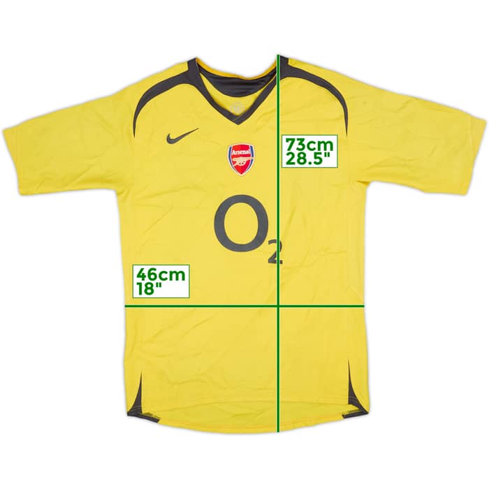 2005-06 Arsenal Away Shirt - 8/10 - (XL.Boys)