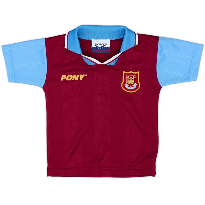 1997-98 West Ham Home Shirt - 8/10 - (2-3 Years)