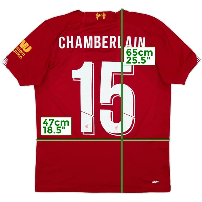 2019-20 Liverpool Home Shirt Chamberlain #15 - 7/10 - (XL.Boys)