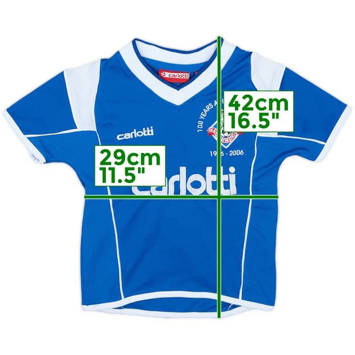 2005-06 Oldham Home Shirt - 9/10 - (2-3 Years)