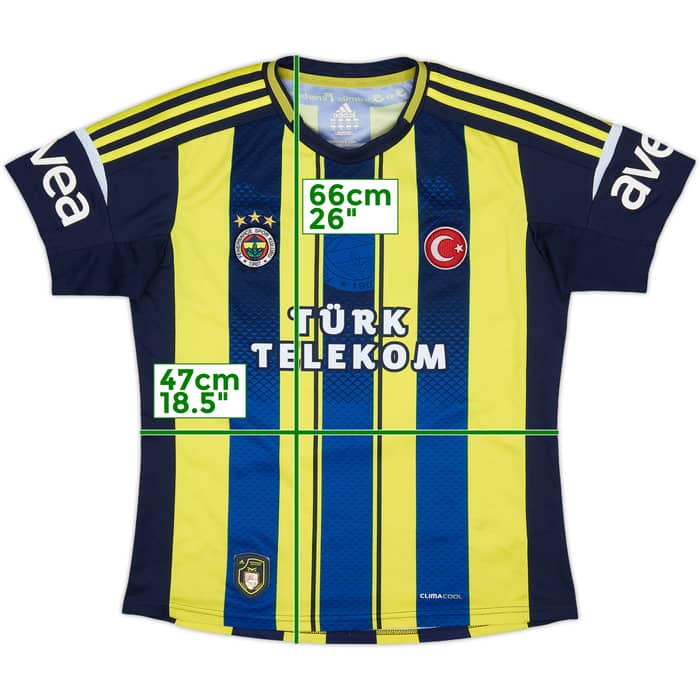 2012-13 Fenerbahce European Home Shirt - 9/10 - (XL.Boys)