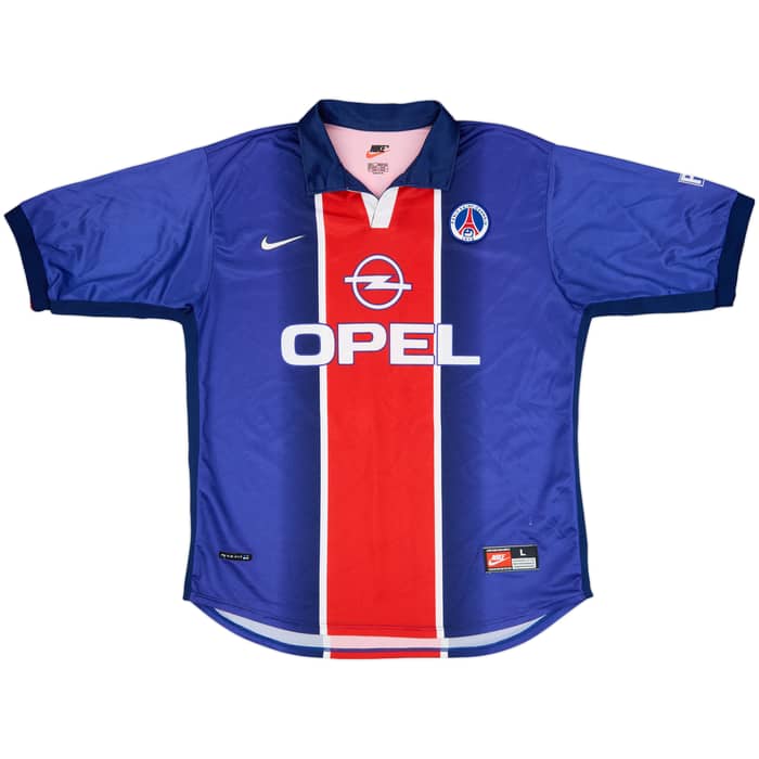 1998-99 Paris Saint-Germain Home Shirt Okocha #10 - 8/10 - (L)