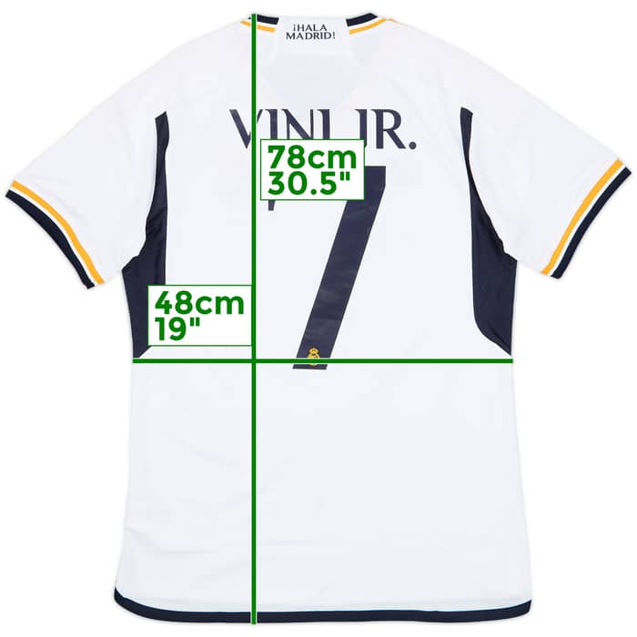 2023-24 Real Madrid Home Shirt Vini Jr. #7 (M)