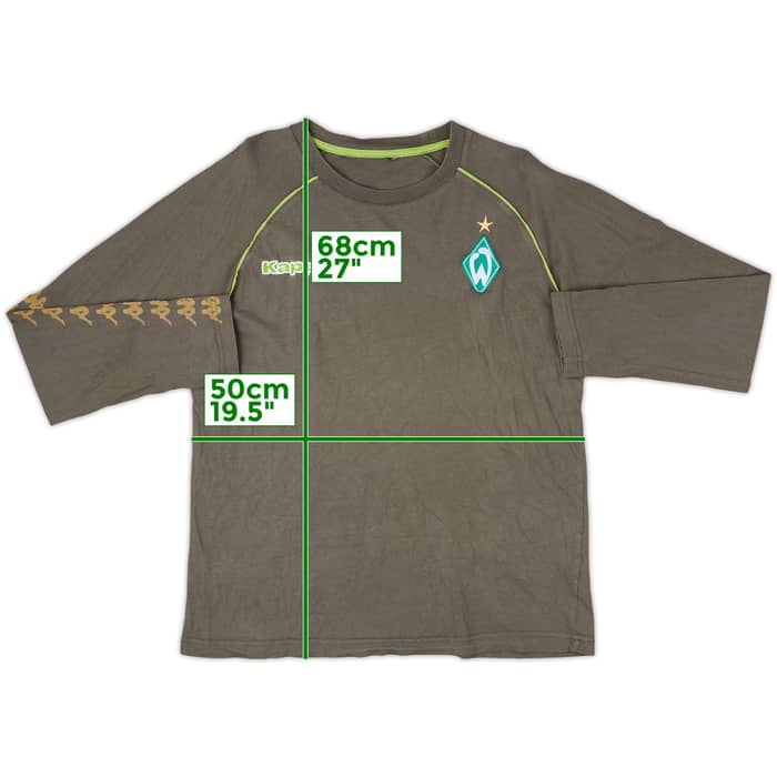 2008-09 Werder Bremen Kappa Training L/S Shirt - 8/10 - (XL.Boys)
