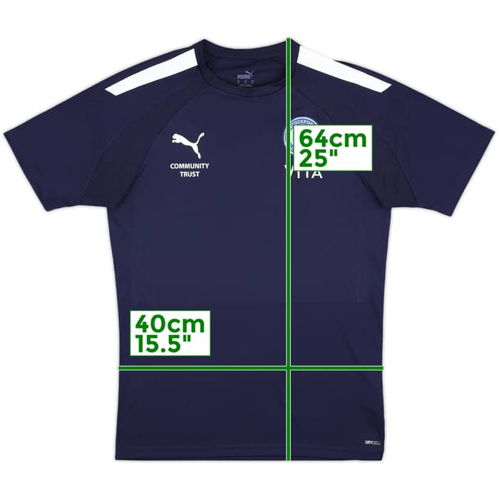 2021-22 Stockport County 'Community Trust' Puma Training Shirt - 9/10 - (M)
