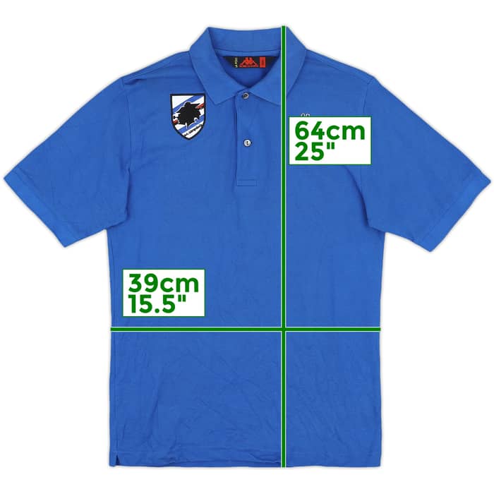 2010-11 Sampdoria Kappa Polo Shirt - 8/10 - (S)