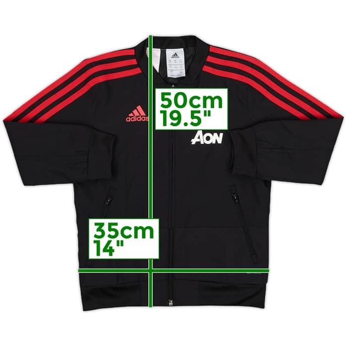2018-19 Manchester United adidas Track Jacket - 8/10 - (5-6 Years)