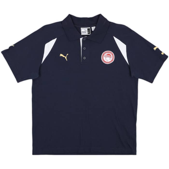 2002-03 Olympiakos Puma Polo Shirt - 9/10 - (L)