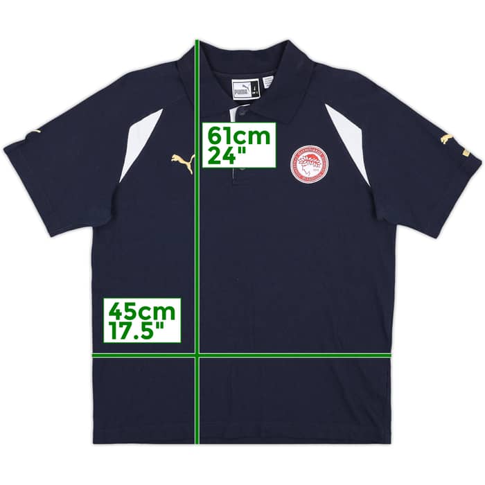 2002-03 Olympiakos Puma Polo Shirt - 9/10 - (L)