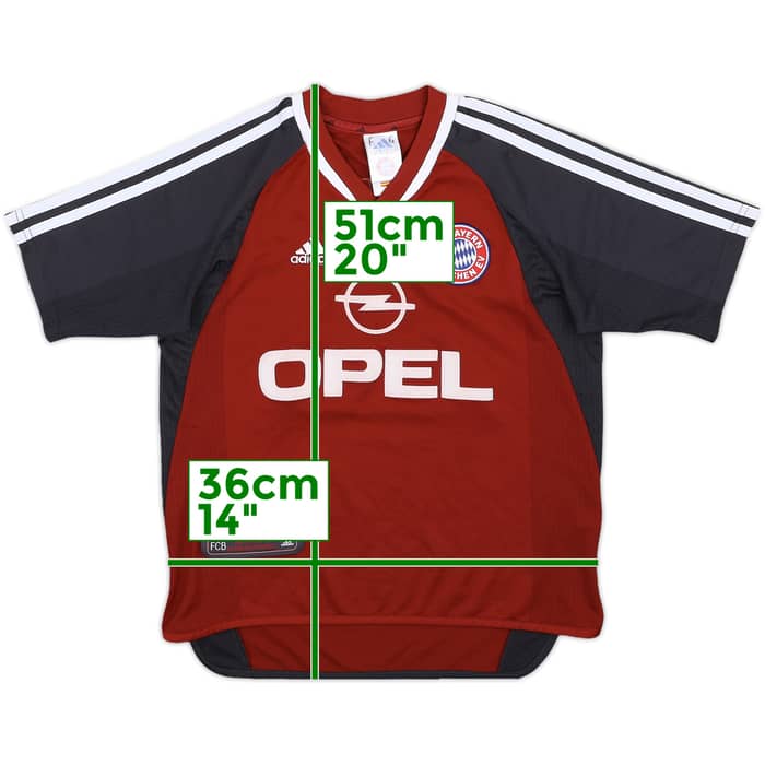 2001-02 Bayern Munich Home Shirt - 8/10 - (M.Boys)