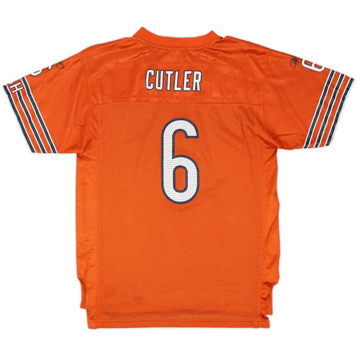 2009-11 Chicago Bears Cutler #6 Reebok On Field Alternate Jersey - 9/10 - (XL.Boys)