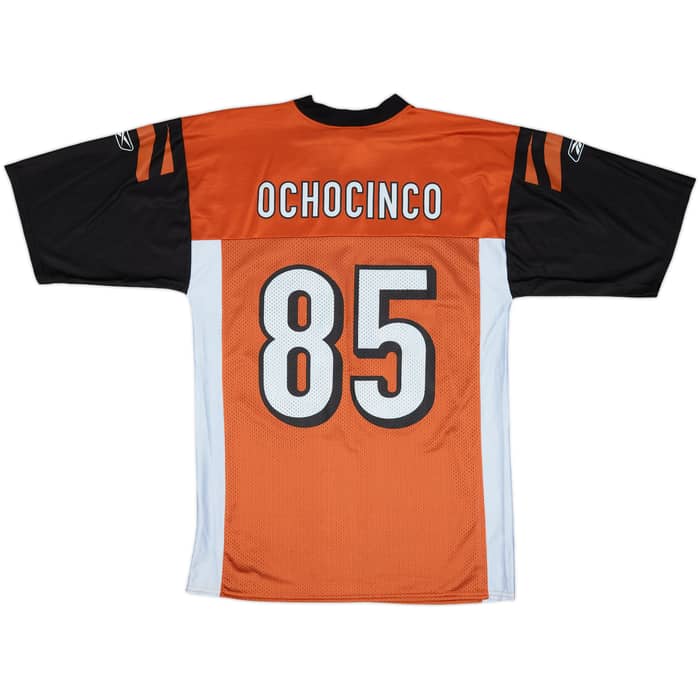 2008 Cincinnati Bengals Ochocinco #85 Reebok Replica Alternate Jersey - 9/10 - (M)