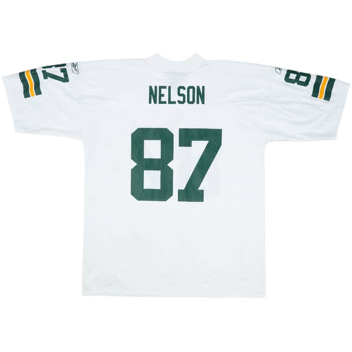 2008-11 Green Bay Packers Nelson #87 Reebok Replica Away Jersey - 6/10 - (XL)