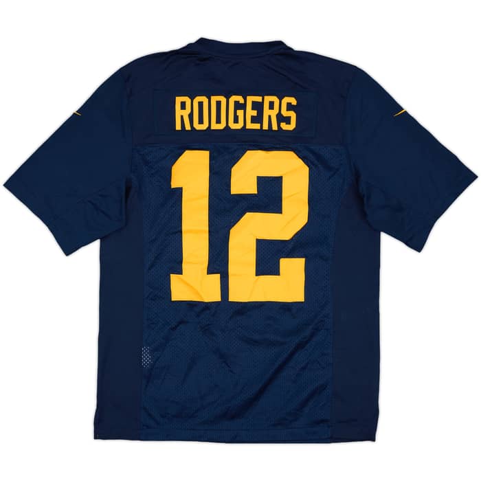 2012-14 Green Bay Packers Rodgers #12 Nike Premier Throwback Jersey - 9/10 - (M)