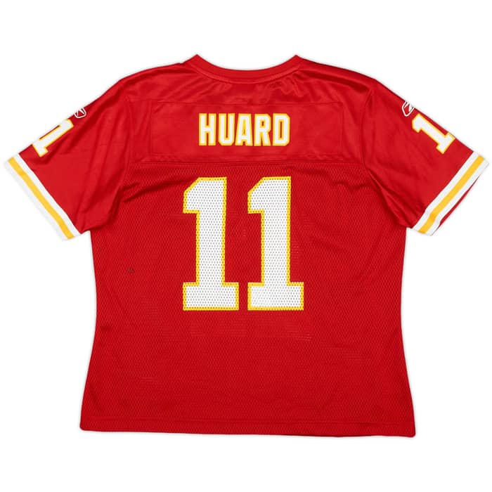 2007 Kansas City Chiefs Huard #11 Reebok On Field Home Jersey Womens - 9/10 - (L)