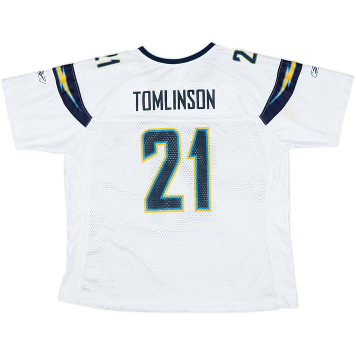 2007 San Diego Chargers Tomlinson #21 Reebok On Field Away Jersey Womens - 6/10 - (XXL)