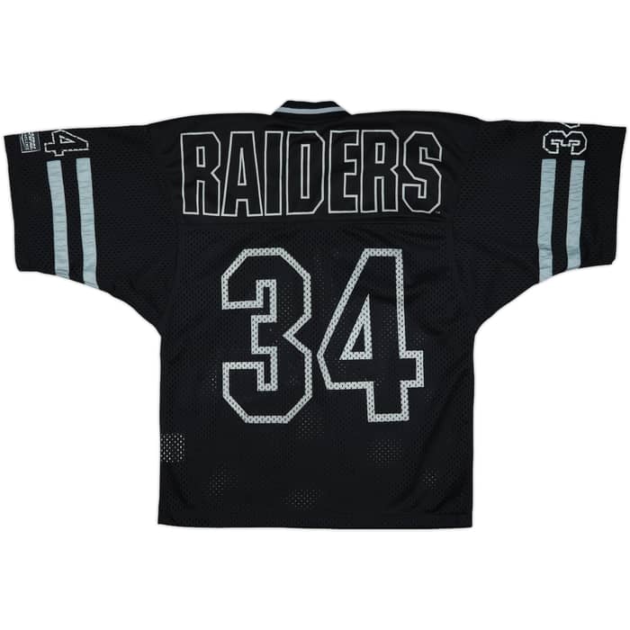 1991 Los Angeles Raiders #34 Campri Teamline Jersey - 9/10 - (S)