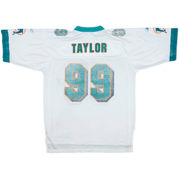 2007 Miami Dolphins Taylor #99 Reebok On Field Away Jersey - 4/10 - (L)
