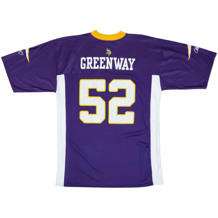 2006 Minnesota Vikings Greenway #52 NFL Replica Home Jersey - 7/10 - (L)