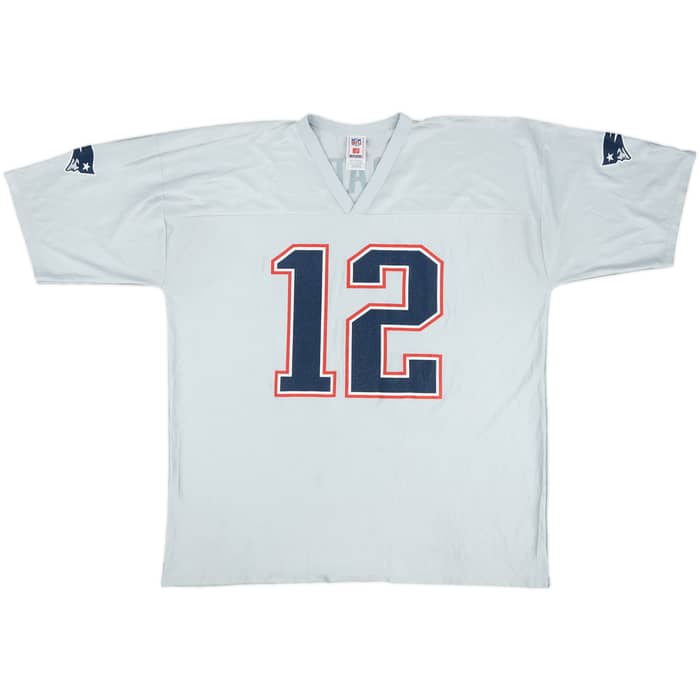 2007 New England Patriots Brady #12 NFL Replica Alternate Jersey - 8/10 - (XXL)