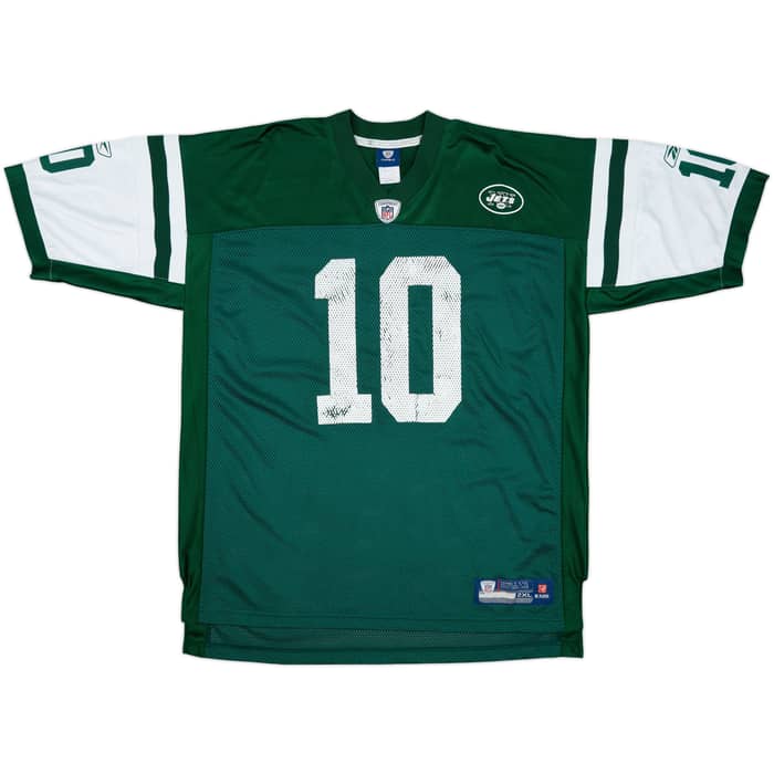 2010-11 New York Jets Holmes #10 Reebok On Field Home Jersey - 6/10 - (XXL)