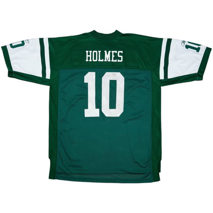 2010-11 New York Jets Holmes #10 Reebok On Field Home Jersey - 6/10 - (XXL)