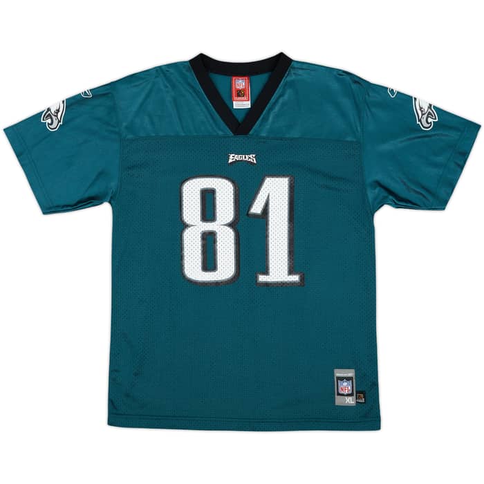 2005-06 Philadelphia Eagles Owens #81 Reebok Replica Home Jersey - 9/10 - (XL.Boys)
