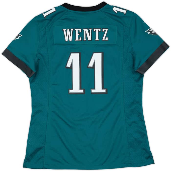 2016-20 Philadelphia Eagles Wentz #11 Nike Game Home Jersey Womens - 6/10 - (M)