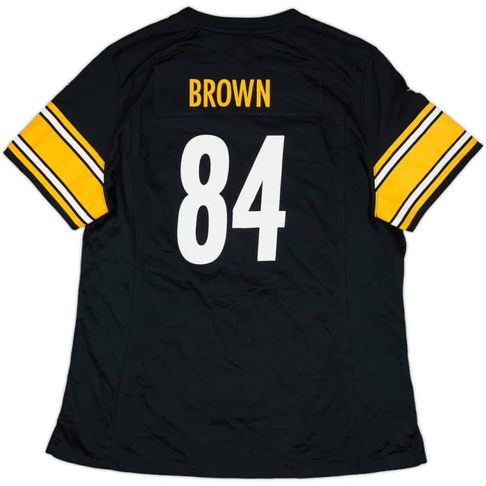 2012-18 Pittsburgh Steelers Brown #84 Nike Game Home Jersey Womens - 9/10 - (XL)