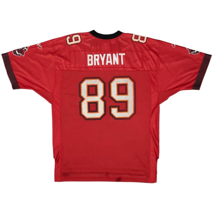 2008 Tampa Bay Buccaneers Bryant #89 Reebok On Field Home Jersey - 4/10 - (L)