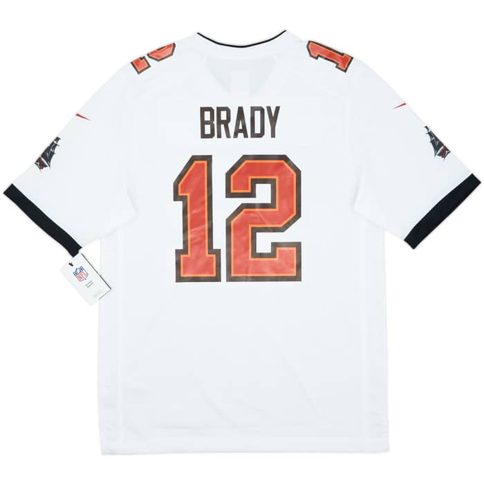 2020-22 Tampa Bay Buccaneers Brady #12 Nike Game Away Jersey (M)
