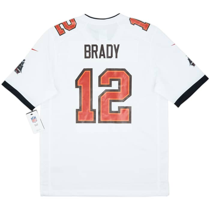 2020-22 Tampa Bay Buccaneers Brady #12 Nike Game Away Jersey (M)