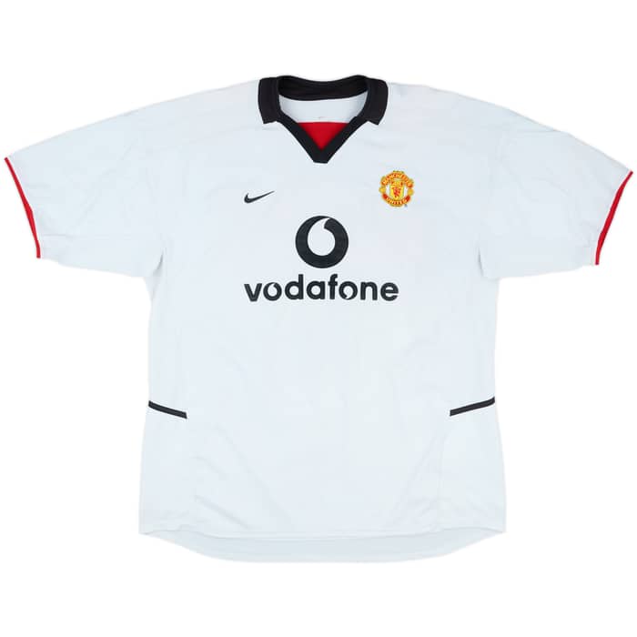 2002-03 Manchester United Away Shirt Beckham #7 - 7/10 - (XL)