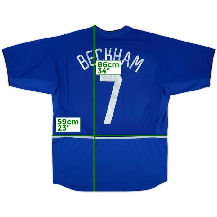 2002-03 Manchester United Third Shirt Beckham #7 - 5/10 - (XL)