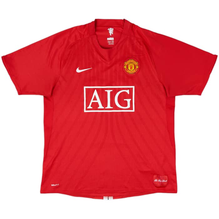 2007-09 Manchester United Home Shirt Solskjaer #20 - 5/10 - (L)