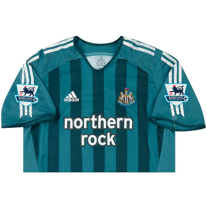 2005-06 Newcastle Match Worn Away Shirt Parker #17