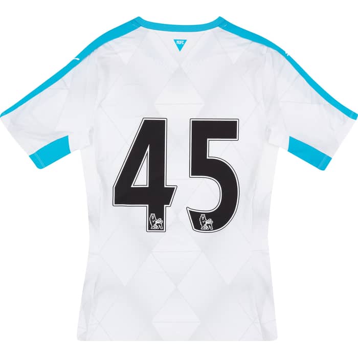 2015-16 Newcastle Player Issue Away Shirt #45 (L)