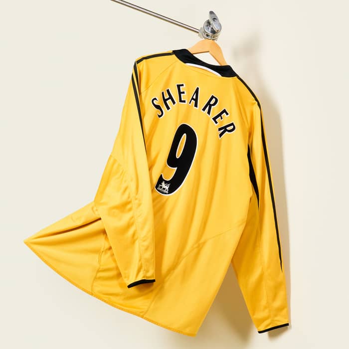 2004-05 Newcastle Third L/S Shirt Shearer #9 - 8/10 - (XXL)