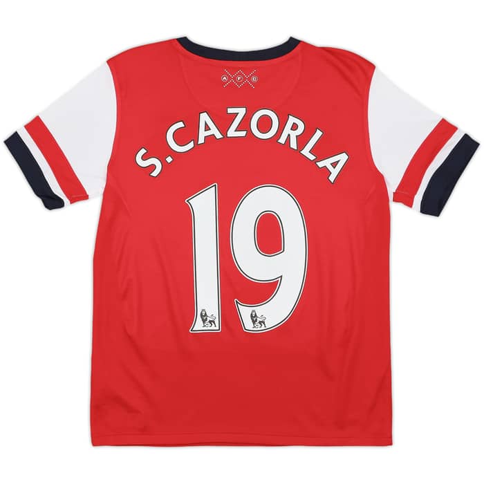 2012-14 Arsenal Home Shirt S.Cazorla #19 - 8/10 - (L.Boys)